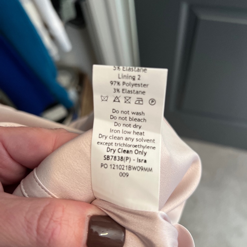 Olivette Crystal Satin Corset Maxi Dress-Size Large - Picture 15 of 15